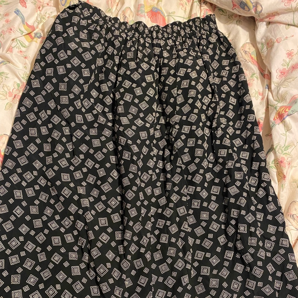 100% silk vintage midi skirt - Picture 1 of 3